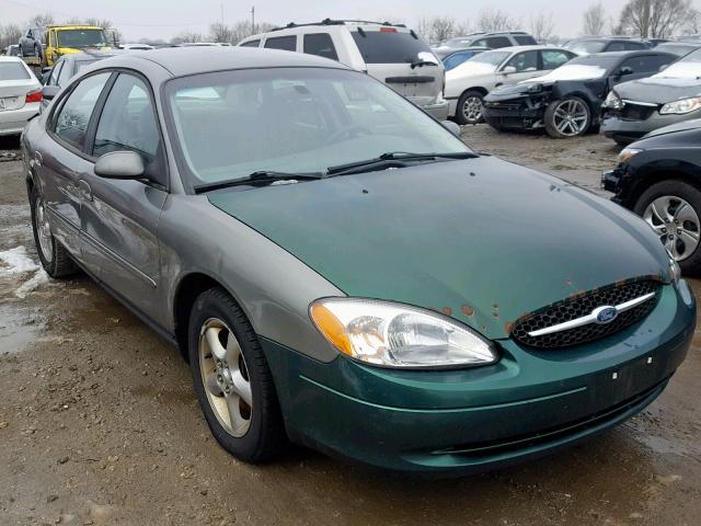 1FAFP55U62A189769 - 2002 FORD TAURUS SES GREEN photo 1