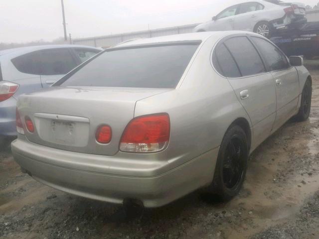 JT8BD69S410145725 - 2001 LEXUS GS 300 SILVER photo 4