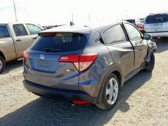 3CZRU5H55GM719951 - 2016 HONDA HR-V EX GRAY photo 4