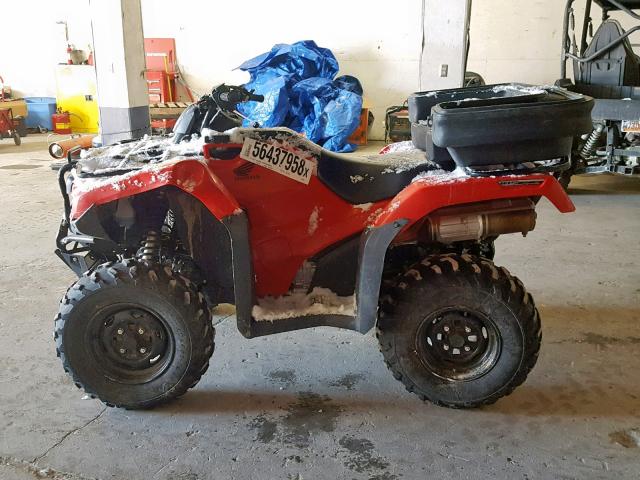 1HFTE47A1J4300781 - 2018 HONDA TRX420 FA RED photo 10