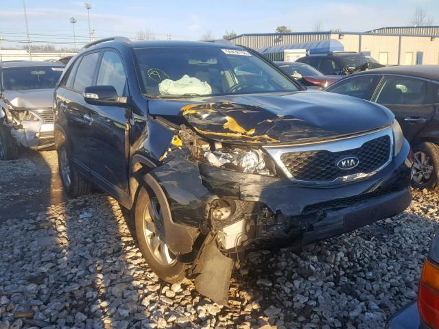 5XYKT4A18BG050236 - 2011 KIA SORENTO BA BLACK photo 9