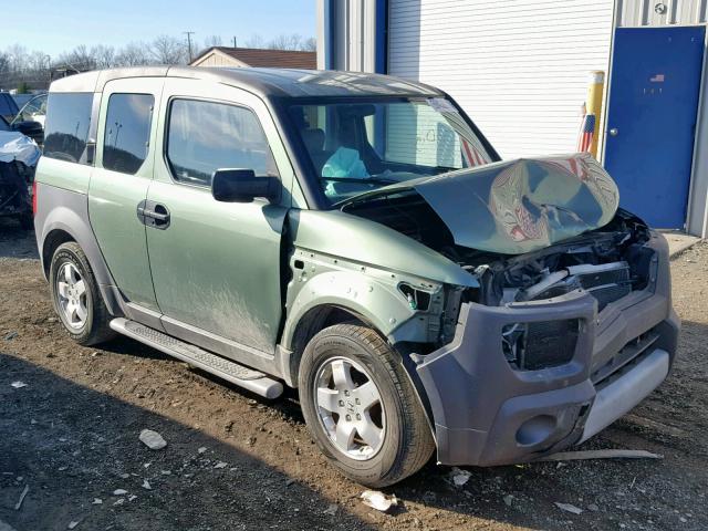 5J6YH18503L016407 - 2003 HONDA ELEMENT EX GREEN photo 1