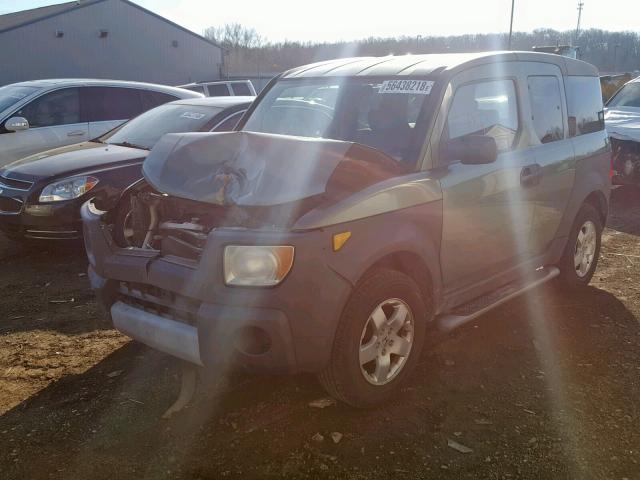 5J6YH18503L016407 - 2003 HONDA ELEMENT EX GREEN photo 2