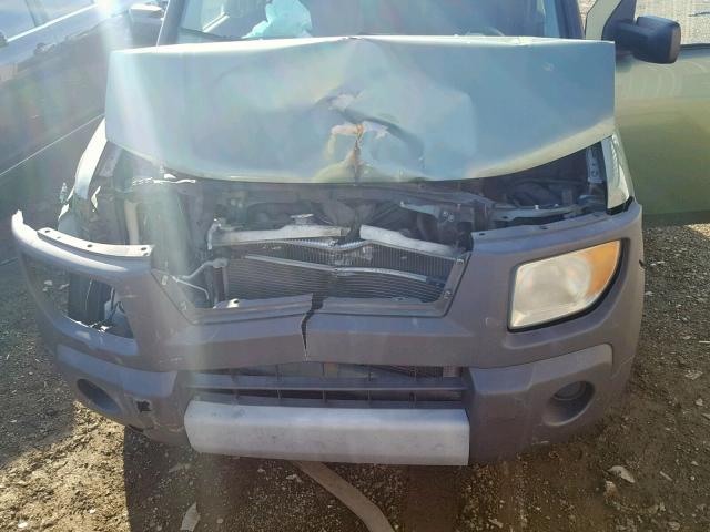 5J6YH18503L016407 - 2003 HONDA ELEMENT EX GREEN photo 7