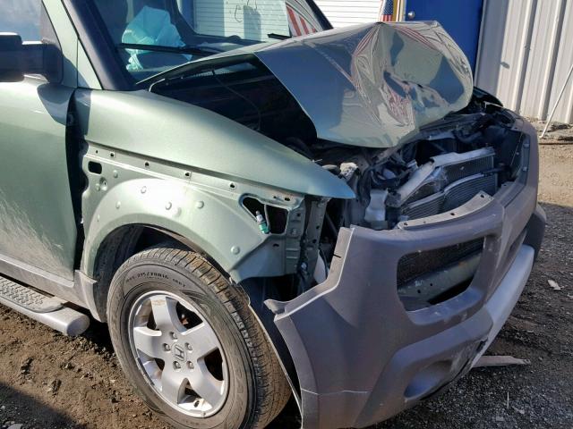 5J6YH18503L016407 - 2003 HONDA ELEMENT EX GREEN photo 9