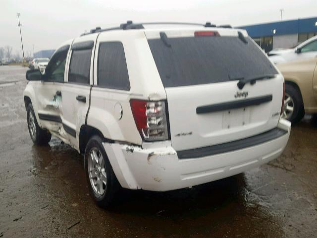 1J4HS48N65C570797 - 2005 JEEP GRAND CHER WHITE photo 3