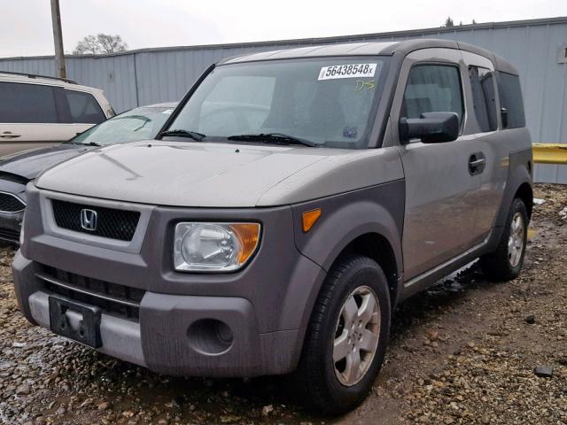 5J6YH17543L017870 - 2003 HONDA ELEMENT EX BEIGE photo 2