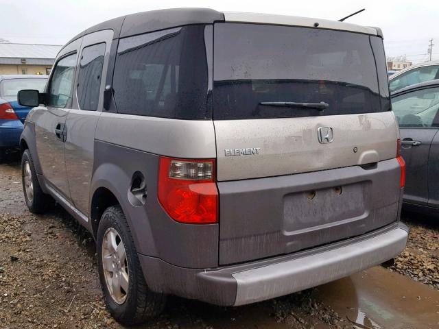 5J6YH17543L017870 - 2003 HONDA ELEMENT EX BEIGE photo 3