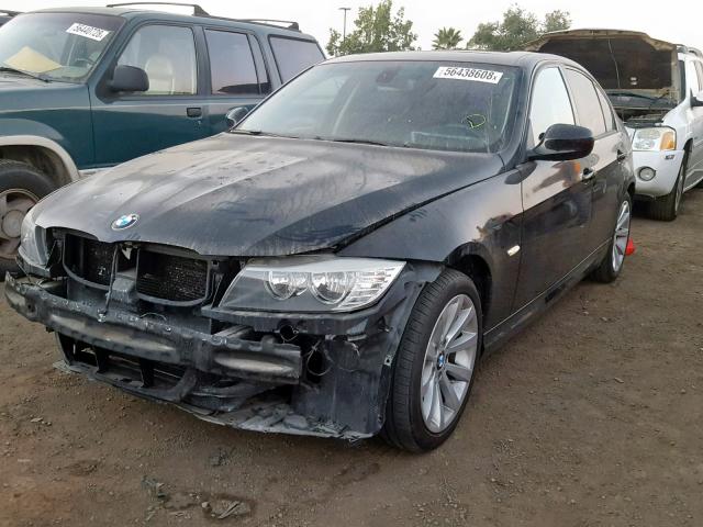 WBAPH5C57BA448189 - 2011 BMW 328 I SULE BLACK photo 2