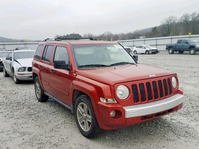 1J8FF48W07D377979 - 2007 JEEP PATRIOT LI RED photo 1