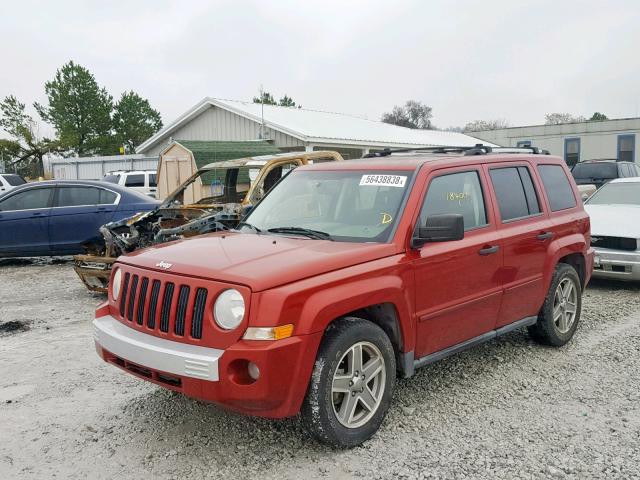 1J8FF48W07D377979 - 2007 JEEP PATRIOT LI RED photo 2