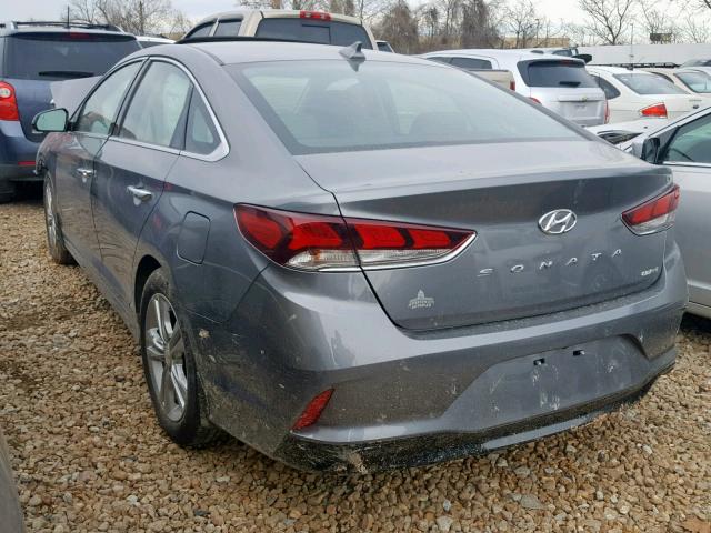 5NPE34AF7JH712372 - 2018 HYUNDAI SONATA SPO GRAY photo 3