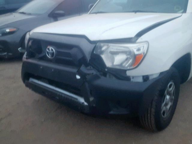 5TFNX4CNXDX026800 - 2013 TOYOTA TACOMA WHITE photo 9