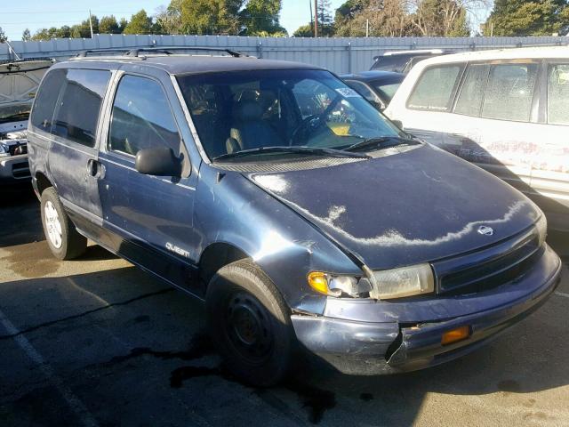 4N2DN11W5PD800272 - 1993 NISSAN QUEST GXE BLUE photo 1