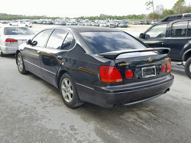 JT8BD69S320153459 - 2002 LEXUS GS 300 BLACK photo 3