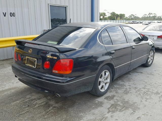 JT8BD69S320153459 - 2002 LEXUS GS 300 BLACK photo 4