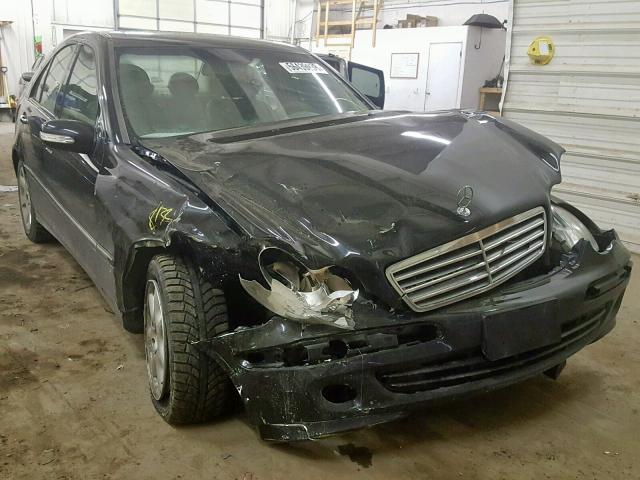 WDBRF92H37F888391 - 2007 MERCEDES-BENZ C 280 4MAT BLACK photo 1