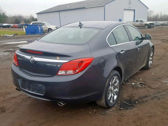 2G4GS5EV4C9215820 - 2012 BUICK REGAL PREM CHARCOAL photo 4