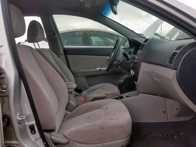 KNAFE122685491234 - 2008 KIA SPECTRA EX SILVER photo 5