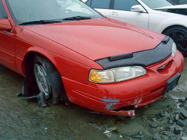 1FALP62W1TH170019 - 1996 FORD THUNDERBIR RED photo 9