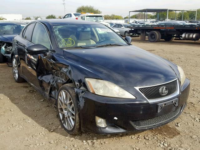 JTHBE262665011500 - 2006 LEXUS IS 350 BLACK photo 1