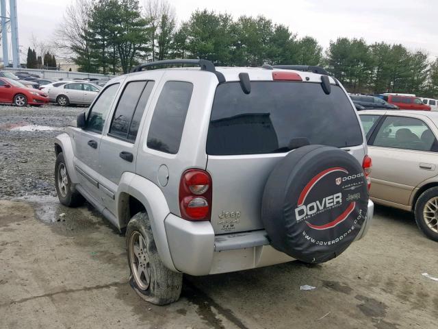 1J4GL38KX5W688245 - 2005 JEEP LIBERTY RE GRAY photo 3