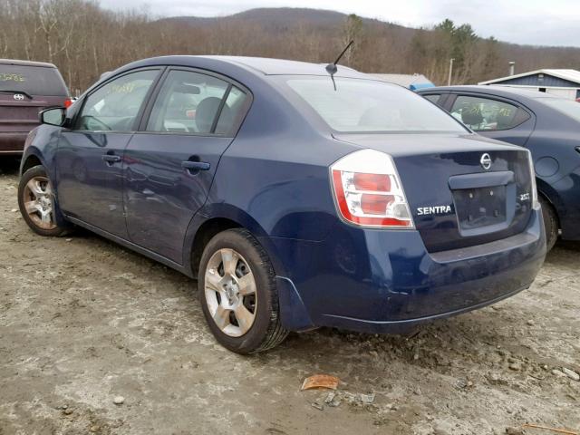 3N1AB61E37L702647 - 2007 NISSAN SENTRA 2.0 BLUE photo 3