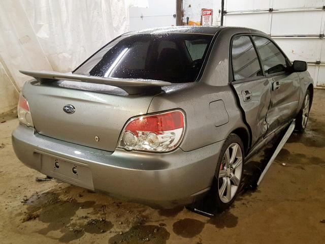 JF1GD74667G509236 - 2007 SUBARU IMPREZA WR SILVER photo 4