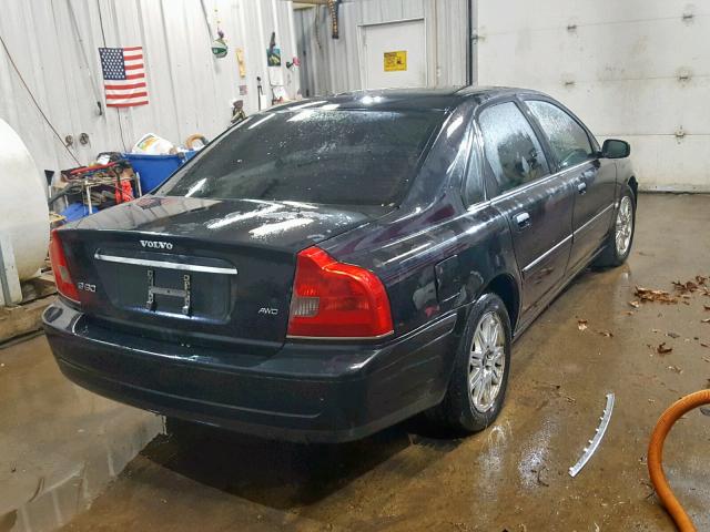 YV1TH592751404576 - 2005 VOLVO S80 2.5T BLACK photo 4