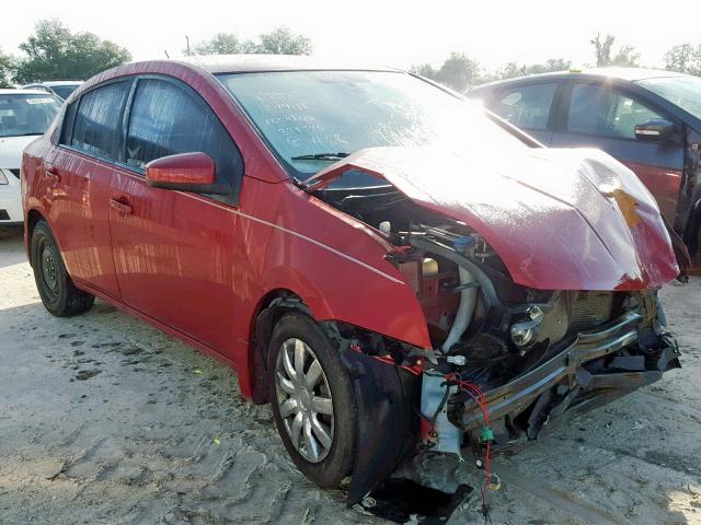 3N1AB6AP9CL684618 - 2012 NISSAN SENTRA 2.0 BURGUNDY photo 1