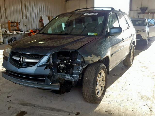 2HNYD18606H503726 - 2006 ACURA MDX TOURIN BROWN photo 2