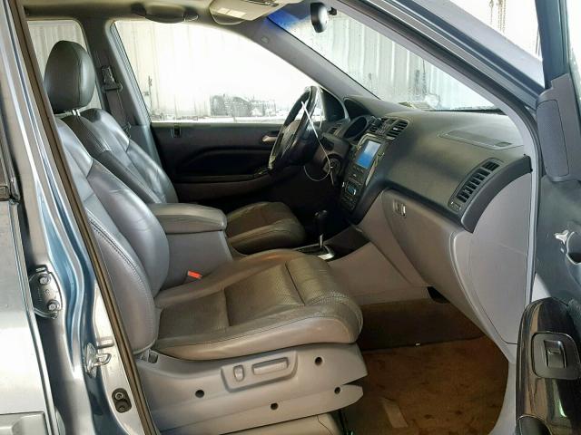 2HNYD18606H503726 - 2006 ACURA MDX TOURIN BROWN photo 5