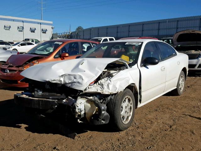 1G3NL52F73C303713 - 2003 OLDSMOBILE ALERO GL WHITE photo 2