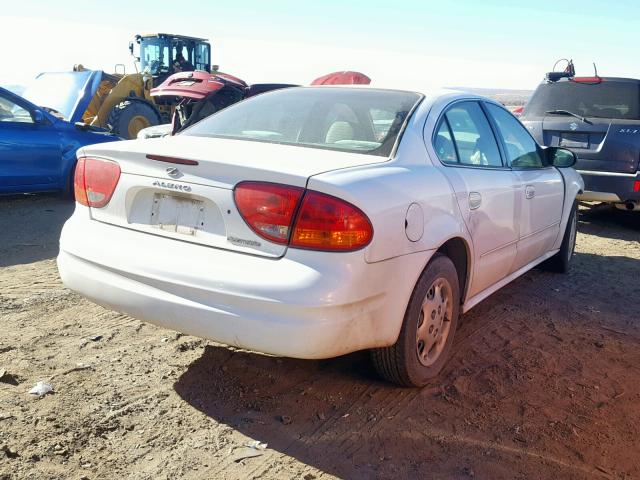 1G3NL52F73C303713 - 2003 OLDSMOBILE ALERO GL WHITE photo 4