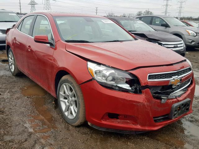 1G11D5RR2DF101396 - 2013 CHEVROLET MALIBU 1LT RED photo 1