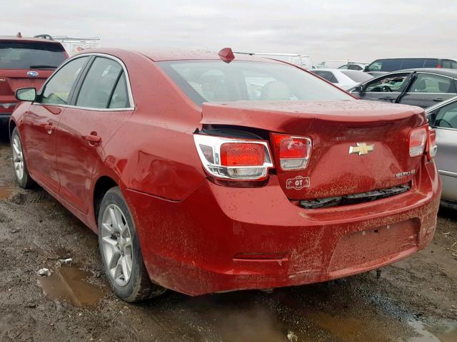 1G11D5RR2DF101396 - 2013 CHEVROLET MALIBU 1LT RED photo 3