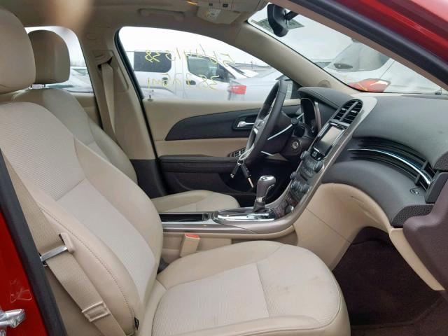1G11D5RR2DF101396 - 2013 CHEVROLET MALIBU 1LT RED photo 5