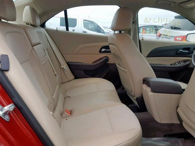 1G11D5RR2DF101396 - 2013 CHEVROLET MALIBU 1LT RED photo 6