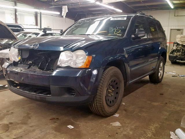 1J8GR48K49C550159 - 2009 JEEP GRAND CHER BLUE photo 2