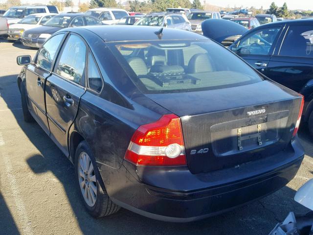 YV1MS390352072350 - 2005 VOLVO S40 2.4I BLACK photo 3