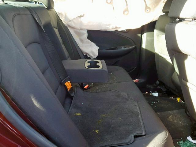 1G1ZB5ST7GF214201 - 2016 CHEVROLET MALIBU LS Bordo foto 6