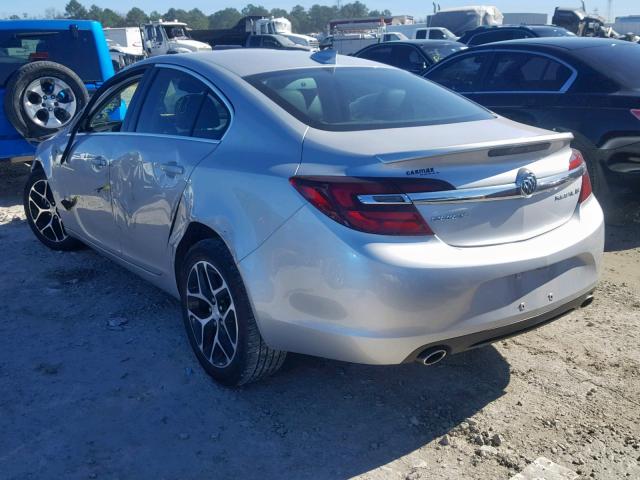 2G4GL5EX5H9103629 - 2017 BUICK REGAL SPOR GRAY photo 3