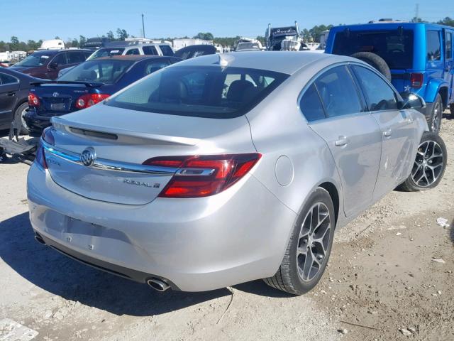 2G4GL5EX5H9103629 - 2017 BUICK REGAL SPOR GRAY photo 4