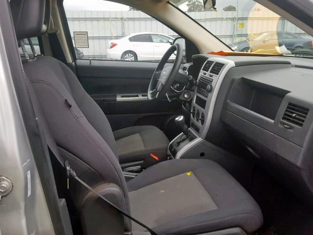 1J8FT47WX8D644542 - 2008 JEEP COMPASS SP ვერცხლისფერი ფოტო 5