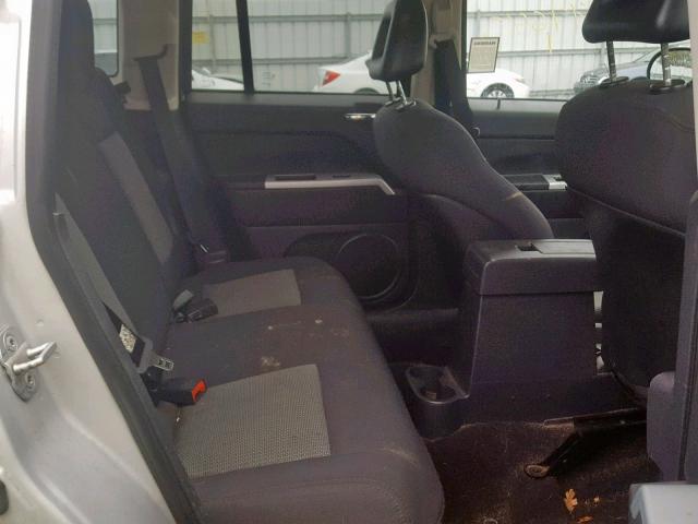 1J8FT47WX8D644542 - 2008 JEEP COMPASS SP ვერცხლისფერი ფოტო 6