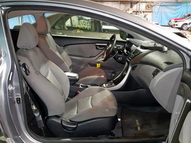 KMHDH6AE9DU019146 - 2013 HYUNDAI ELANTRA CO GRAY photo 5