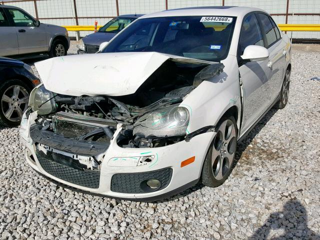 3VWXJ81K97M037238 - 2007 VOLKSWAGEN JETTA GLI WHITE photo 2