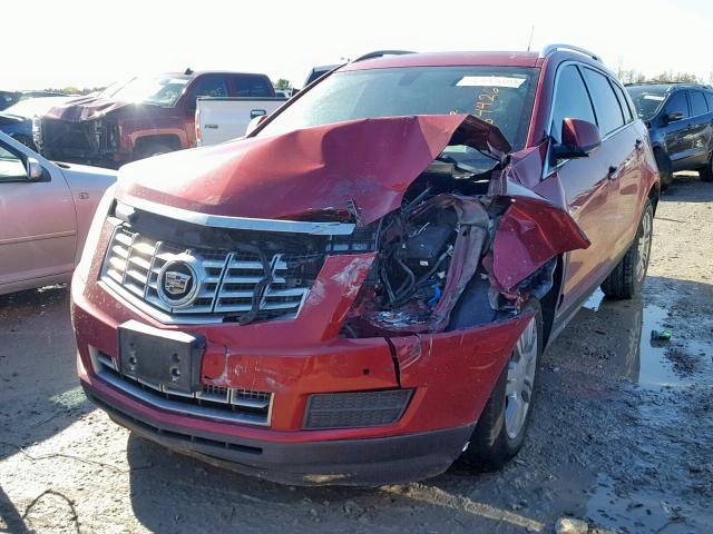 3GYFNBE30ES642321 - 2014 CADILLAC SRX LUXURY RED photo 2