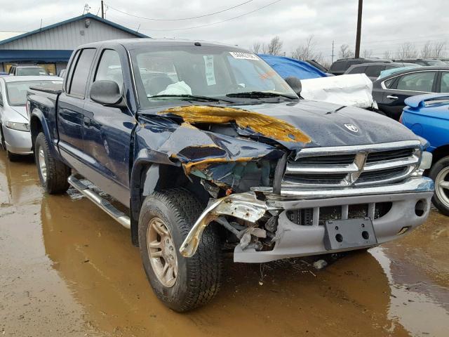 1D7HG48N53S234638 - 2003 DODGE DAKOTA QUA BLUE photo 1