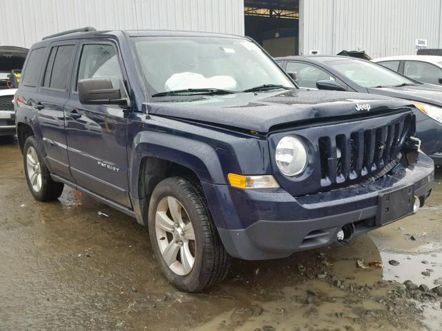 1C4NJRFB2ED760592 - 2014 JEEP PATRIOT LA BLUE photo 1